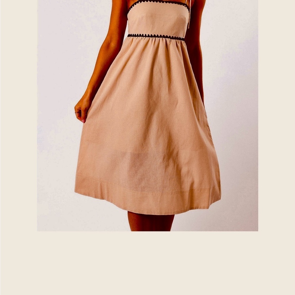 Petal and pup tie shoulder dress